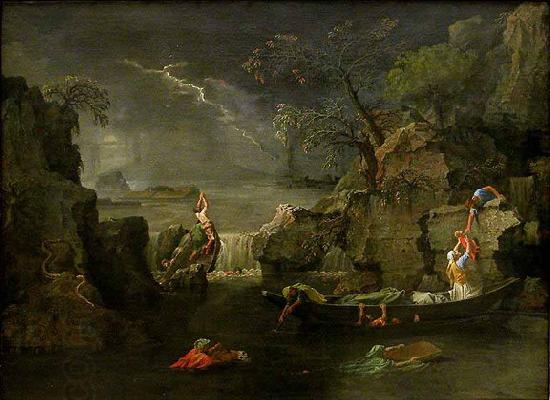 Nicolas Poussin L Hiver ou Le Deluge oil painting picture